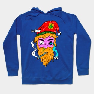 Santa Weed Zombie Hoodie